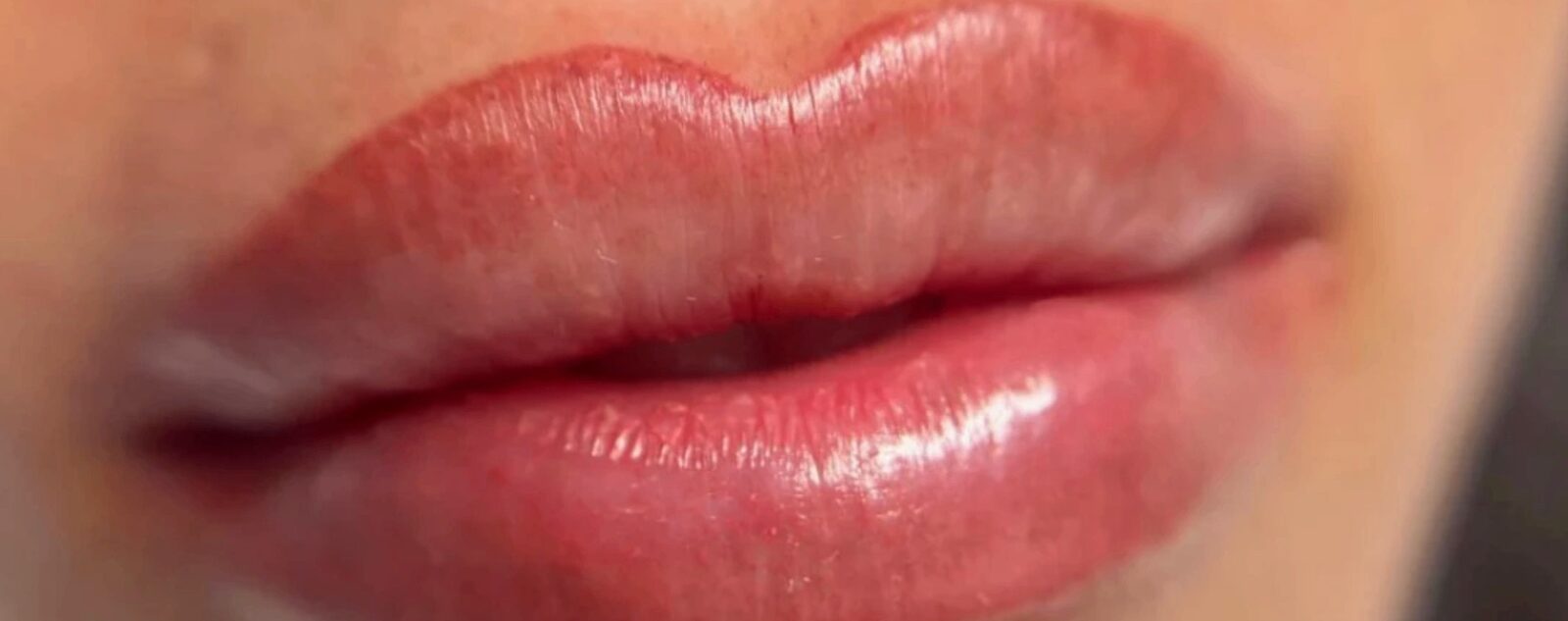 Lippen nach Permanent Make-up von Juliette Yazici in Bobingen